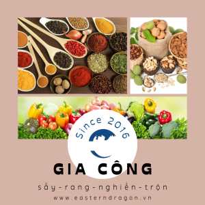 GIA CÔNG SẤY, RANG, NGHIỀN, TRỘN